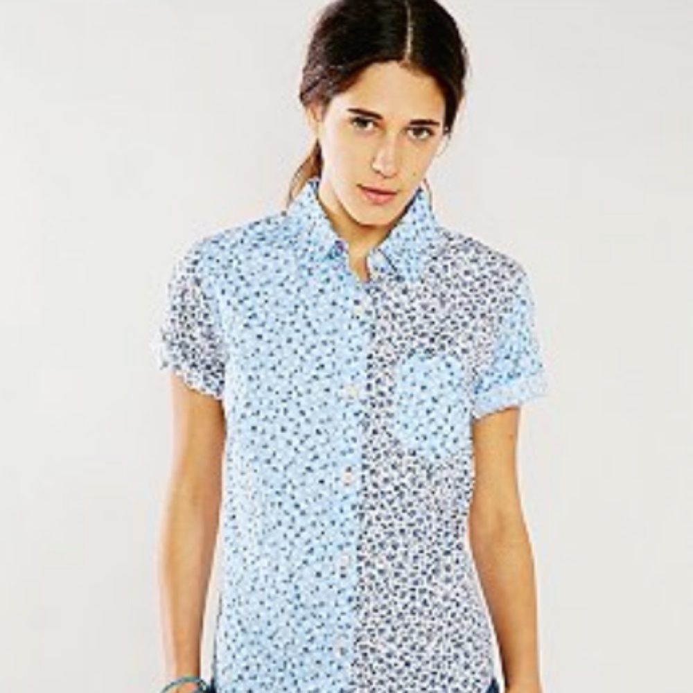 Columbia UO Lokai allover floral print shirt